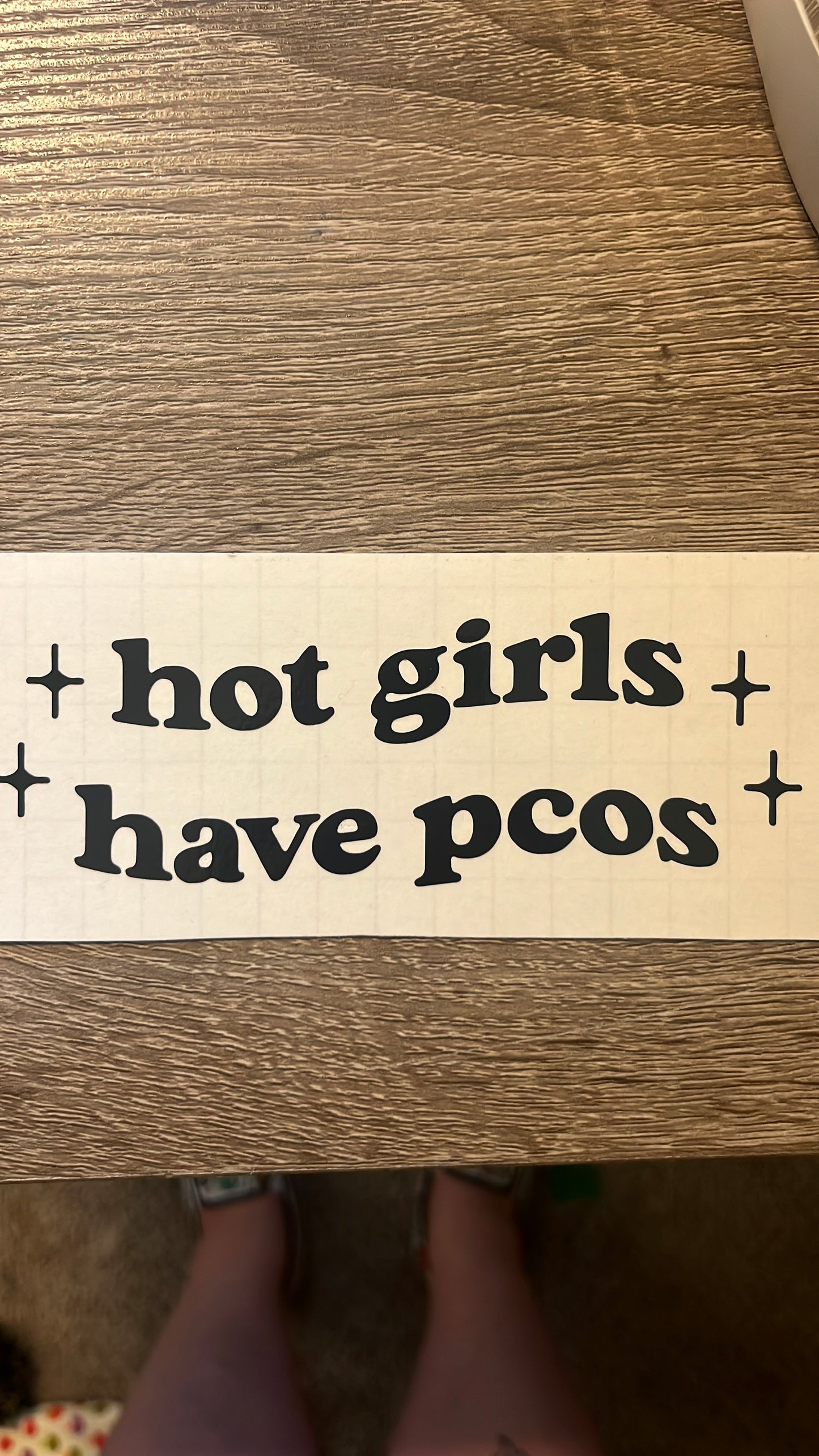 PCOS decal