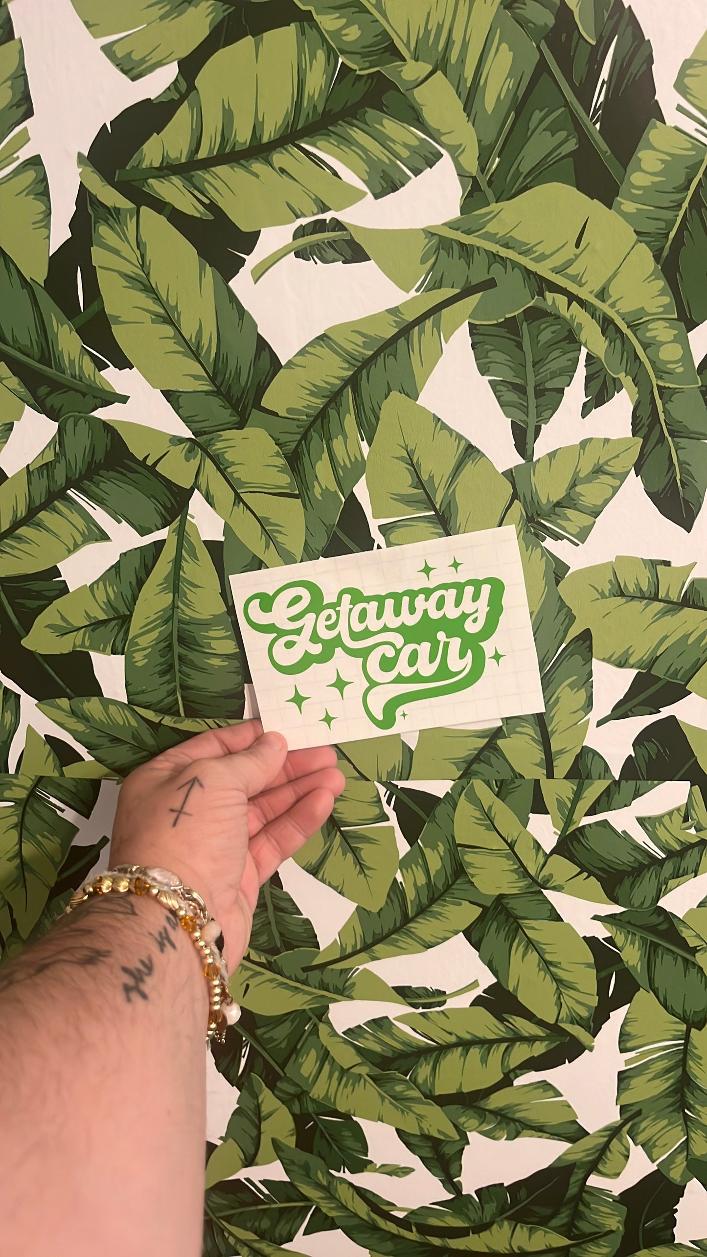 “getaway car” decal