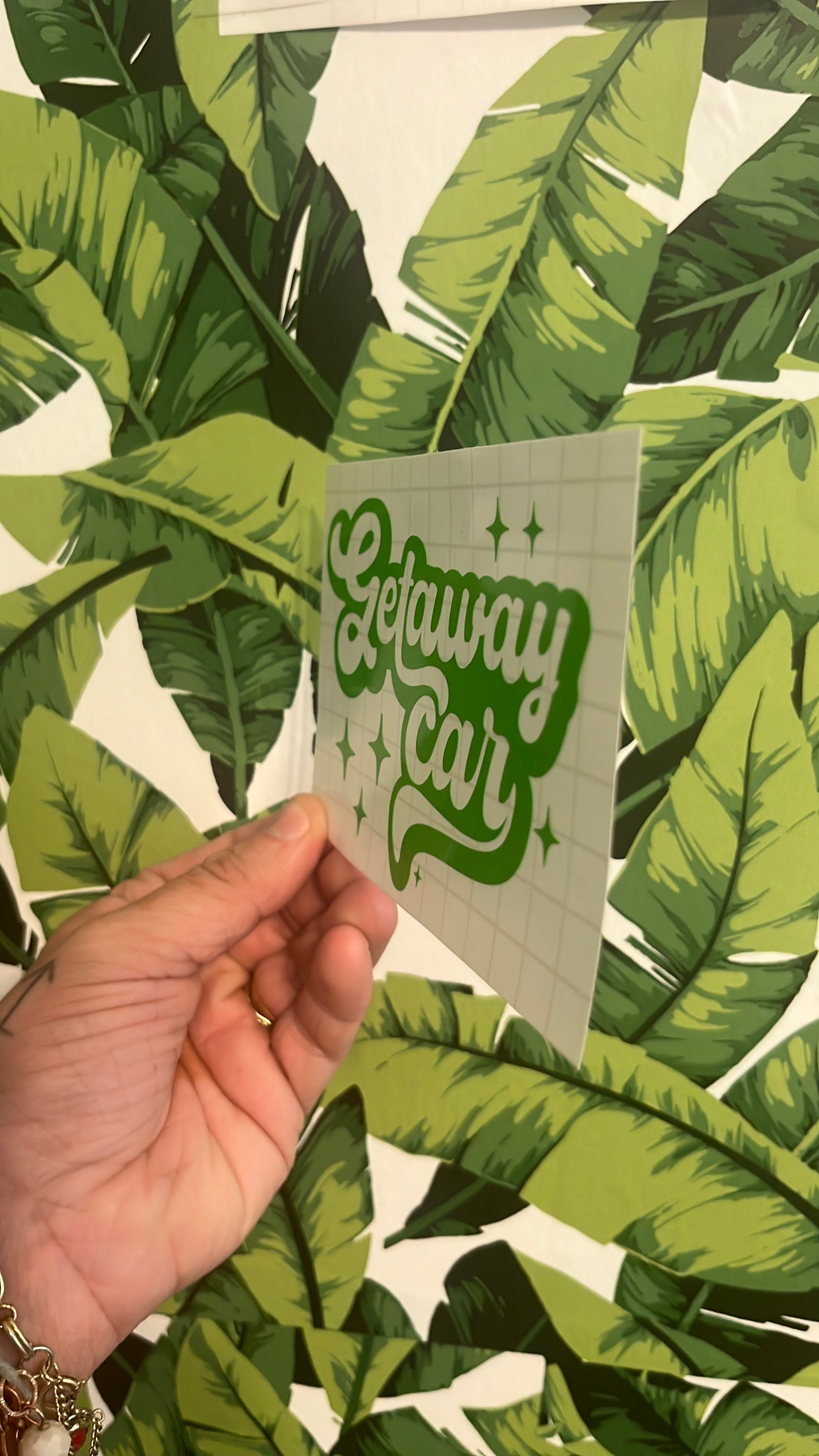 “getaway car” decal