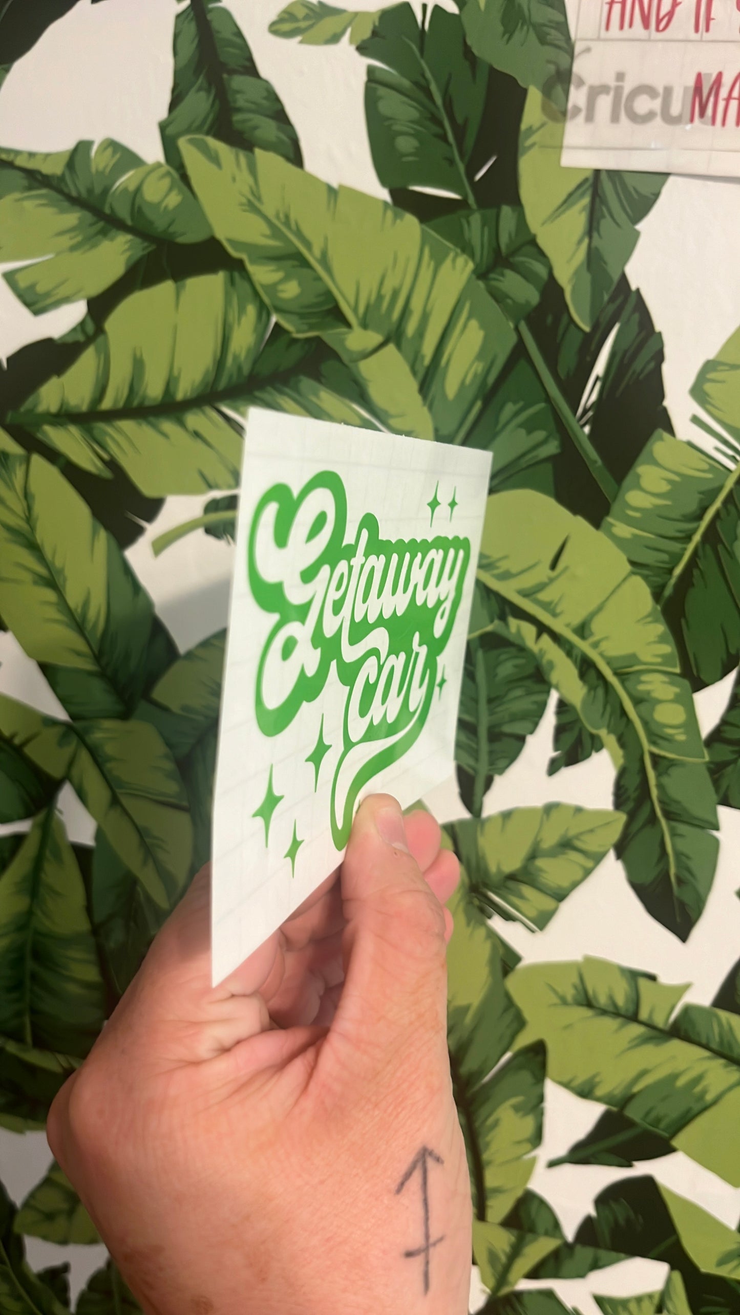 “getaway car” decal